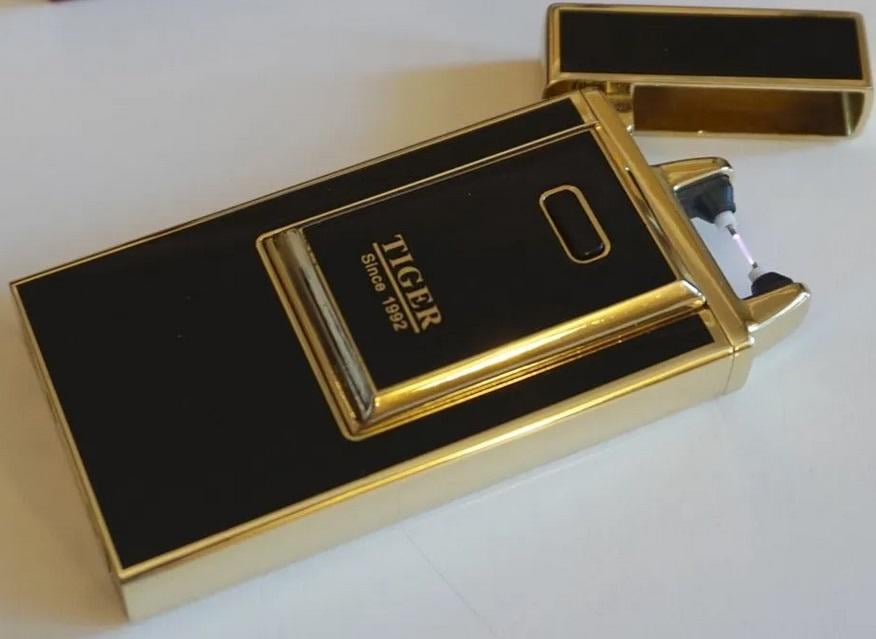 Зажигалка электроимпульсная №4686 USB в подарочной коробке