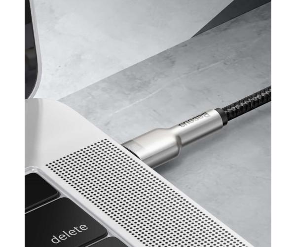 Кабель Data BASEUS Cafule Series Metal Data Cable Type-C-Type-C 100W 1 м Black (06CATJK-C01) - фото 4