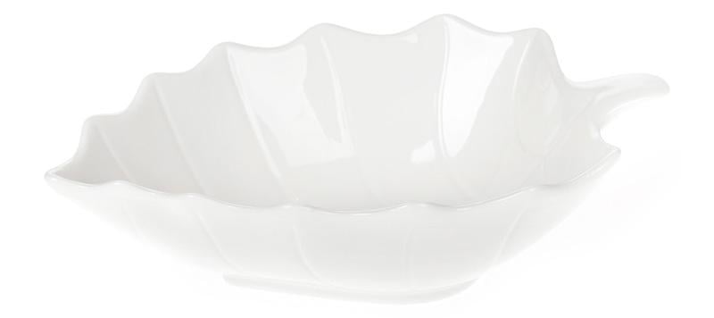 Набір фарфорових салатників White City Лист 4 шт. 450 мл Білий - фото 1 Набір фарфорових салатників White City Лист 4 шт. 450 мл Білий - фото 1