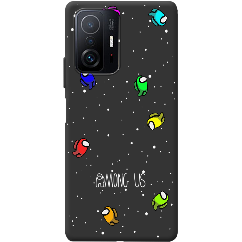 Чохол BoxFace Xiaomi 11T / 11T Pro Among Us Invisible Чорний силікон (43423-bk76-44163)