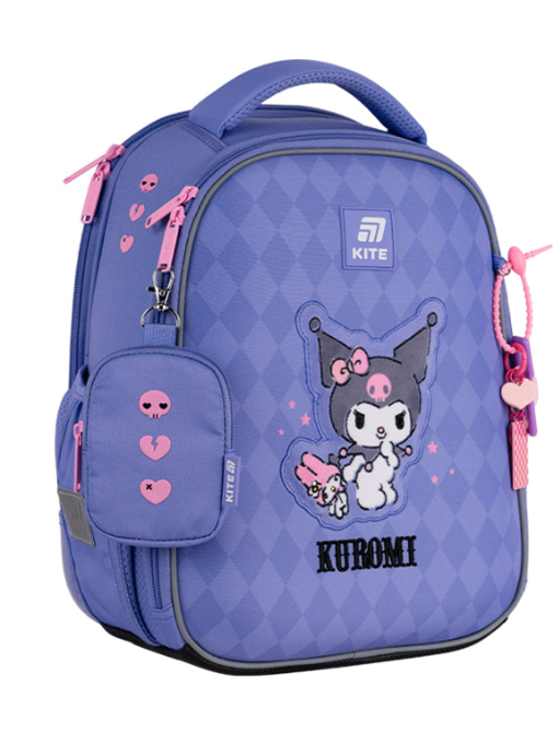 Школьный рюкзак каркасный KITE Education Kuromi HK25-555S-2 (4063276206442)