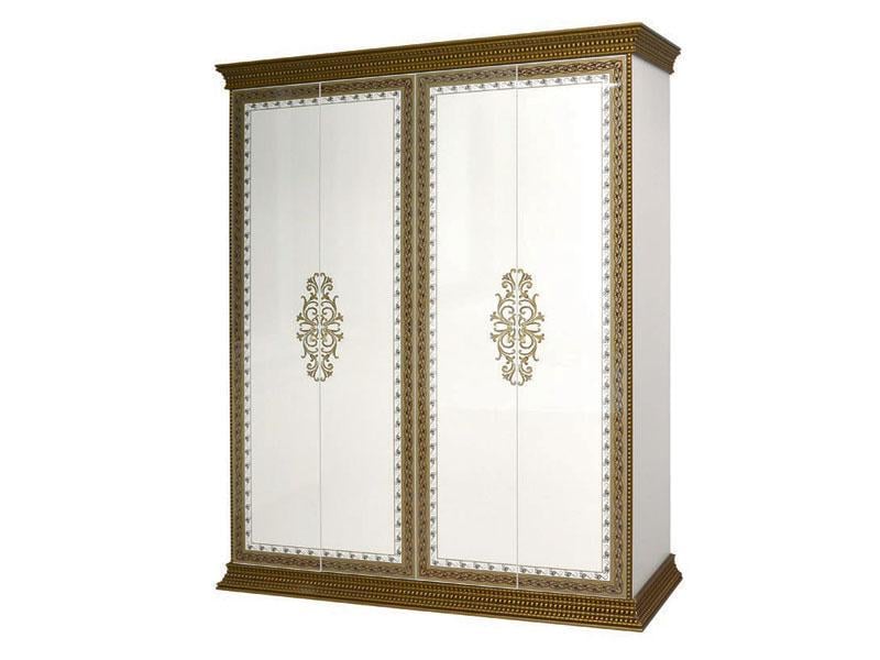 Шкаф распашной для квартиры Світ Меблів София Люкс 4Д 1915х615х1200 мм Белый (7869)