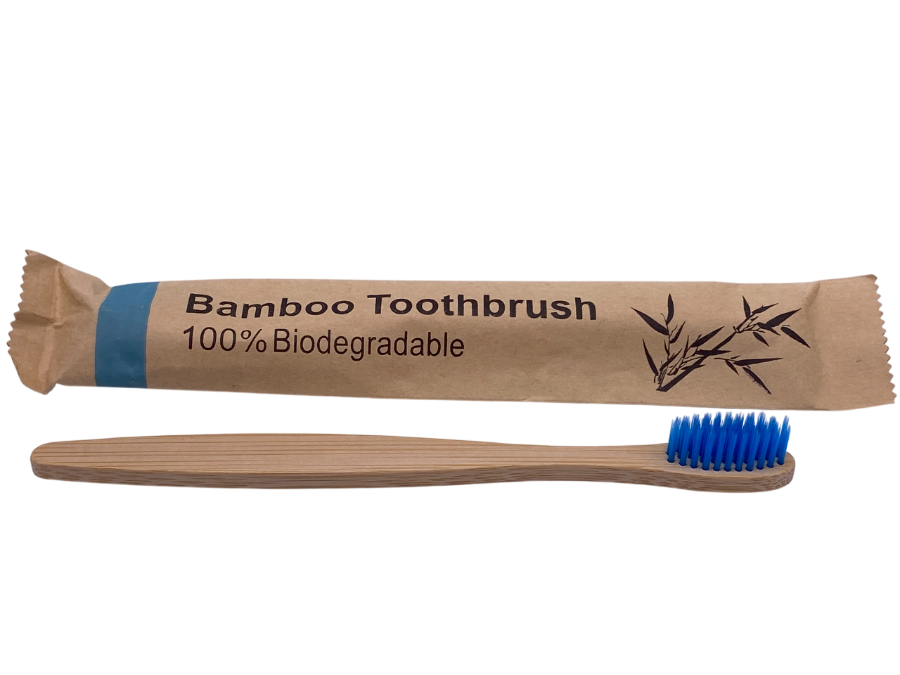 Зубная щетка Pinka Эко бамбуковая Голубой (2492897830)