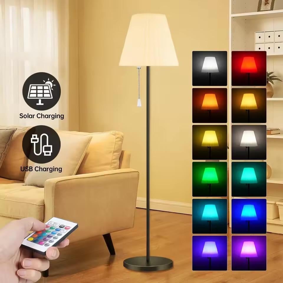 Торшер Bawoo FL24401/BYD-01 с пультом RGB USB-зарядка водонепроницаемая - фото 5 Торшер Bawoo FL24401/BYD-01 с пультом RGB USB-зарядка водонепроницаемая - фото 5