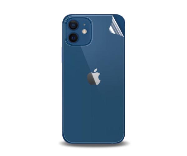 Противоударная гидрогелевая пленка Hydrogel Film для Apple iPhone 12 на заднюю панель, Transparent