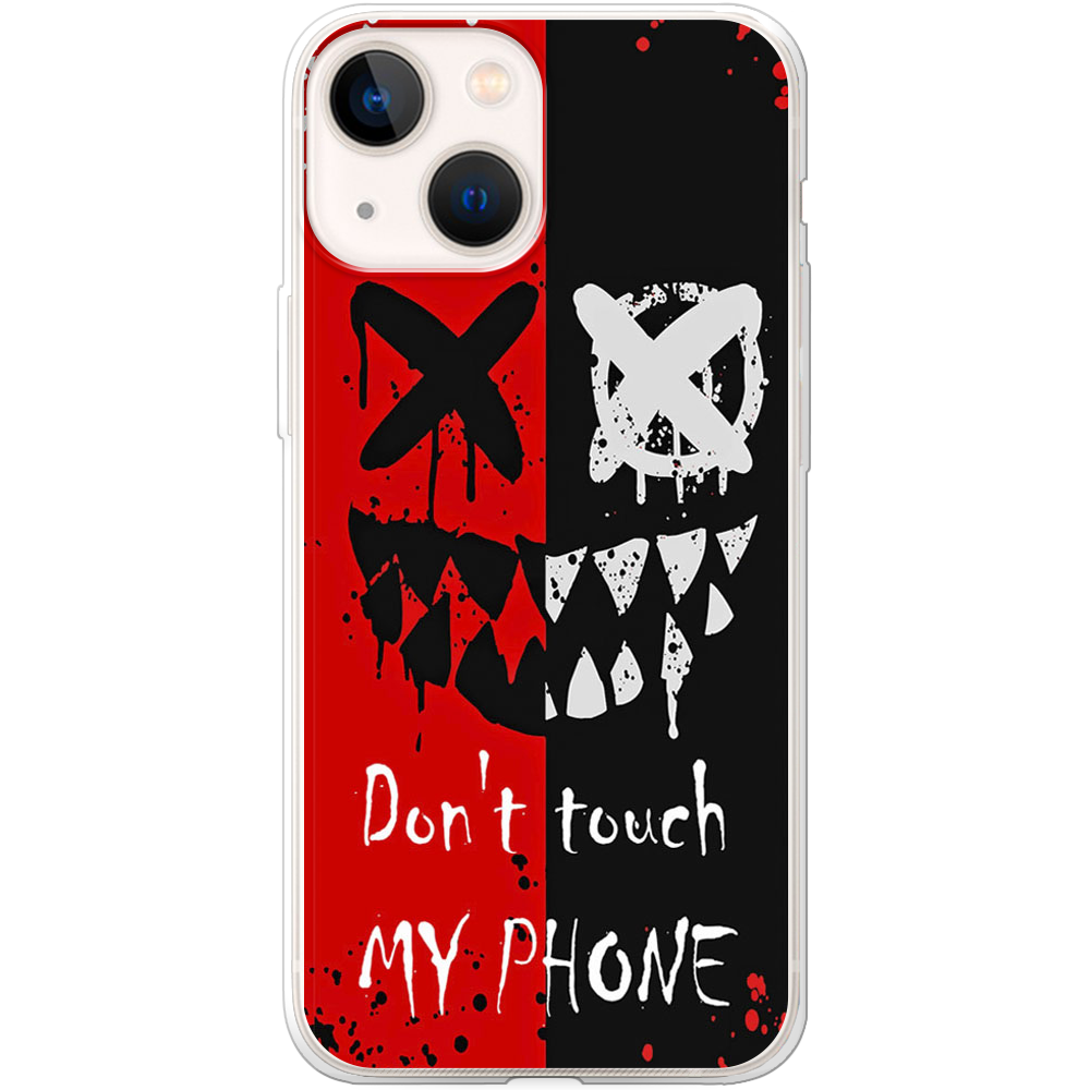 Чехол BoxFace iPhone 13 Bad Smile Прозрачный силикон (43370-up2468-43370)
