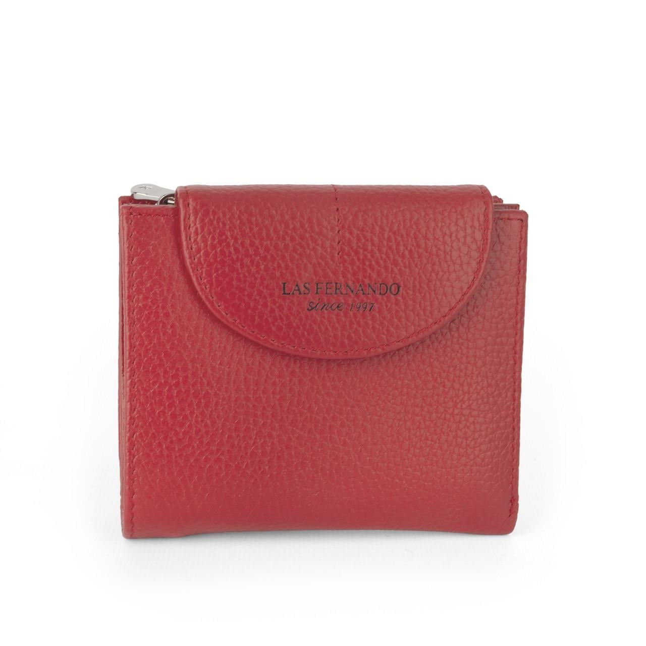 Кошелек женский кожаный Las Fernando 110-103 А Красный (2762234970)