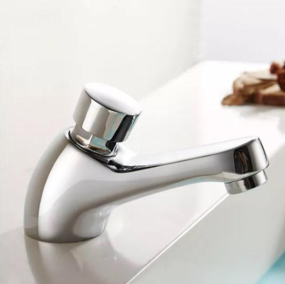 Кран порционный для раковины Frap с задержкой на 7 сек (57880) - фото 2 Кран порционный для раковины Frap с задержкой на 7 сек (57880) - фото 2