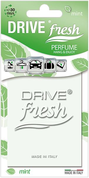 Освежитель сухой лист силиконовый DF007 Drive Fresh Мята Little Joe (577091)