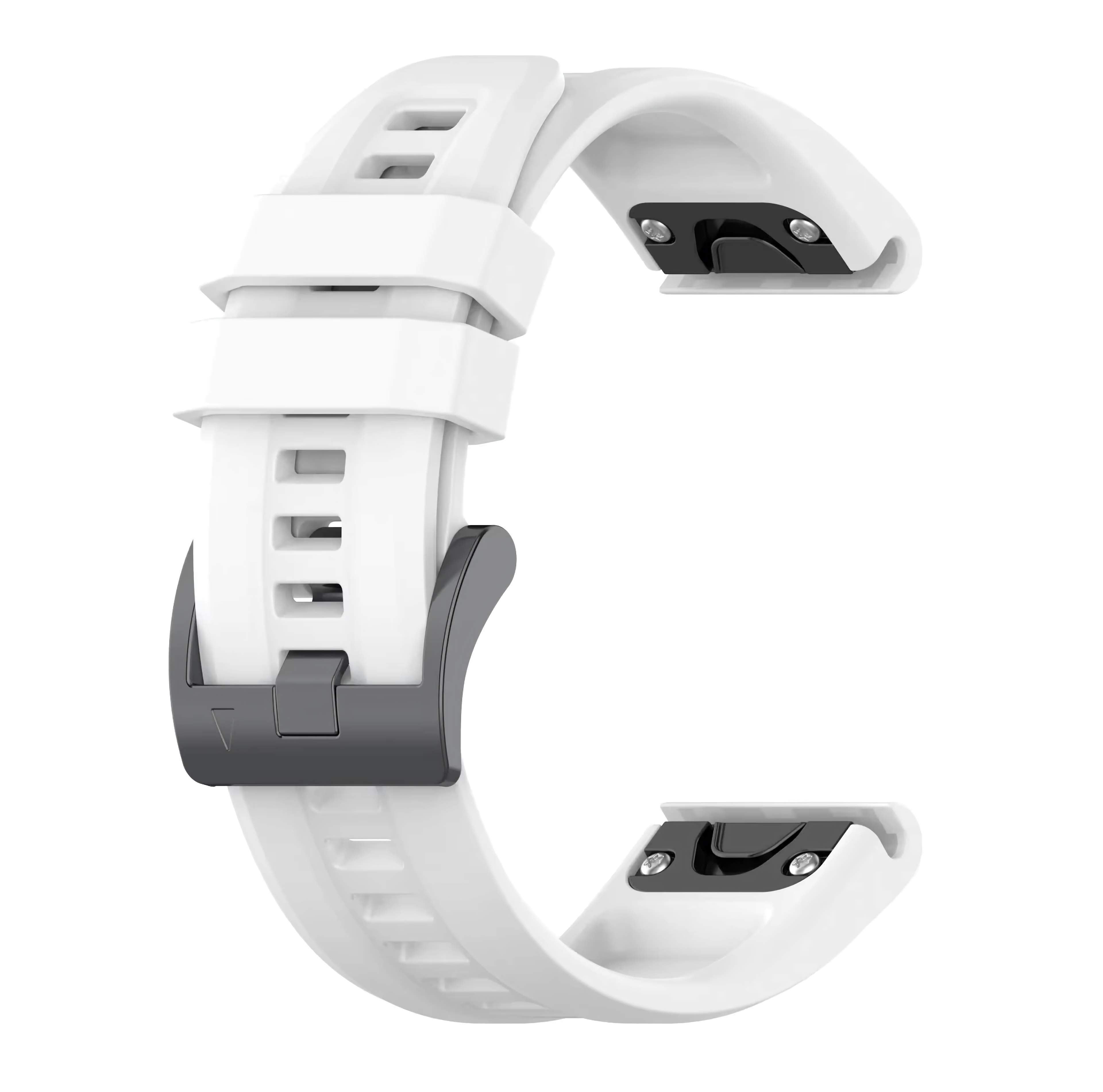 Ремешок силиконовый Garmin QuickFit 20 мм для Fenix 8 43 мм 7S/6S/5S White Ремешок силиконовый Garmin QuickFit 20 мм для Fenix 8 43 мм 7S/6S/5S White