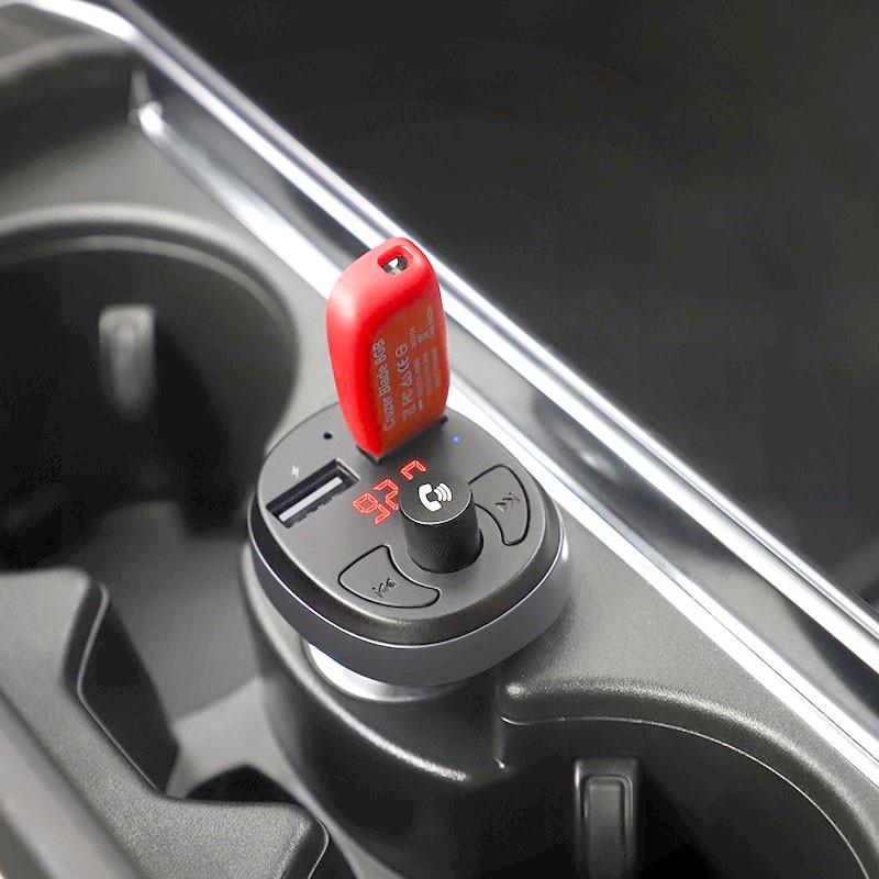 FM-трансмітер Hoco E41 Bluetooth подвійний USB Чорний (1908681289) - фото 5 FM-трансмітер Hoco E41 Bluetooth подвійний USB Чорний (1908681289) - фото 5