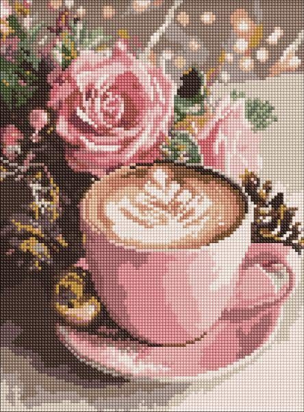 Алмазна мозаїка Ideyka Новорічне капучіно 30x40 см (Id-AMO20009)