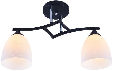 Люстра декоративная Valeso V XA1108/2 на 2 плафона Black/Chrome (000027619)