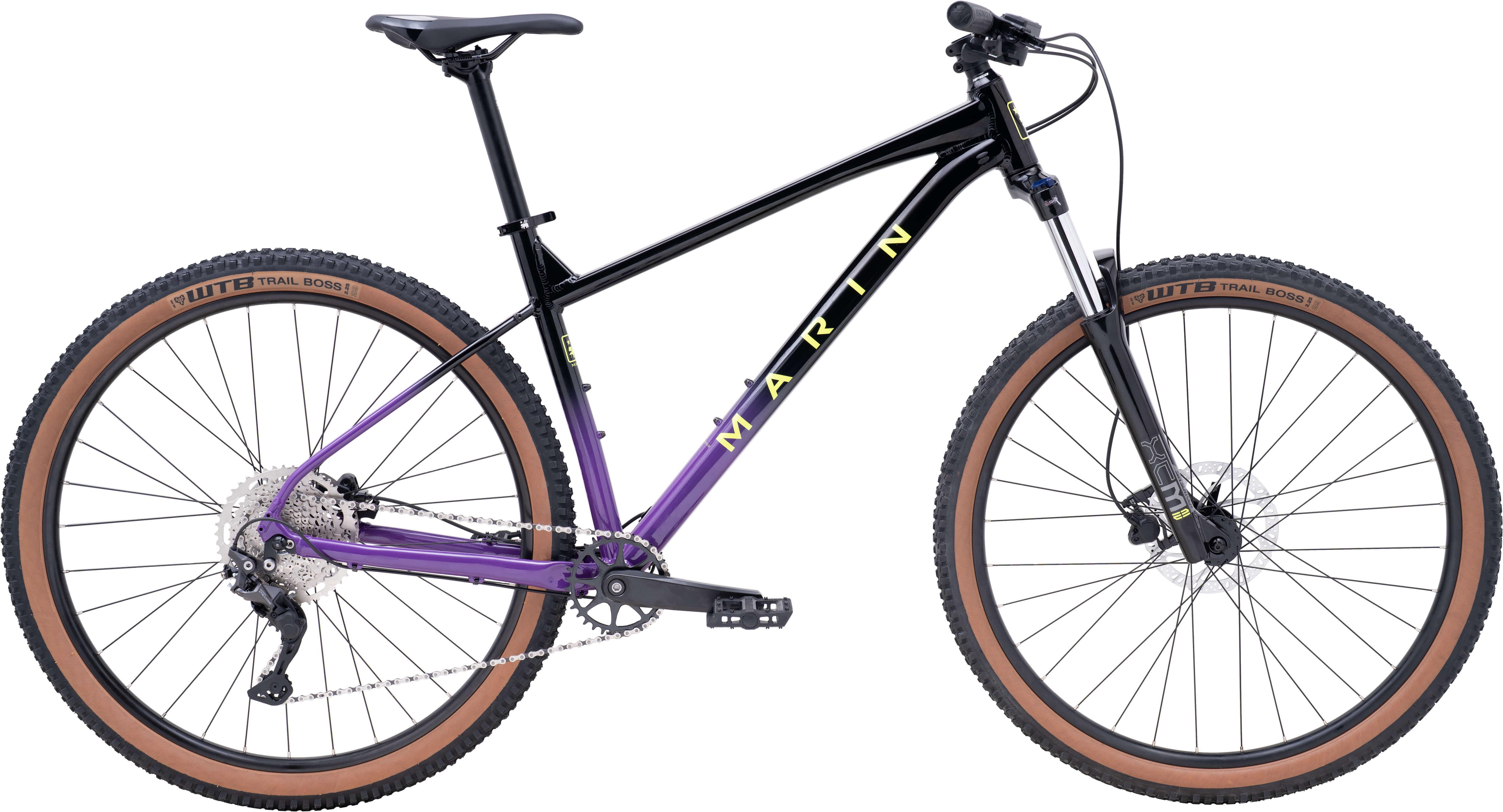 Велосипед MariN 29" BOBCAT TRAIL 4 рама L Black/Purp (A5)