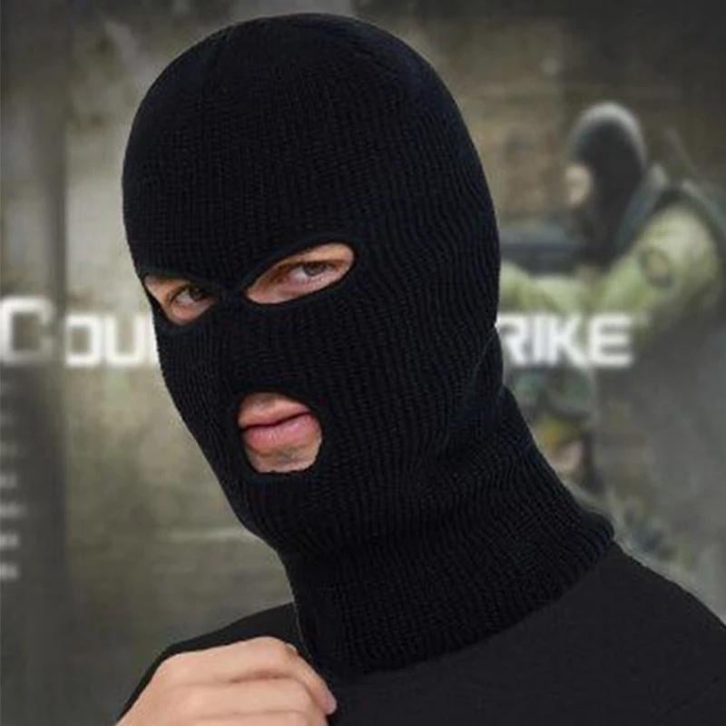 Балаклава маска Бандитка 3 унісекс Чорний - фото 6