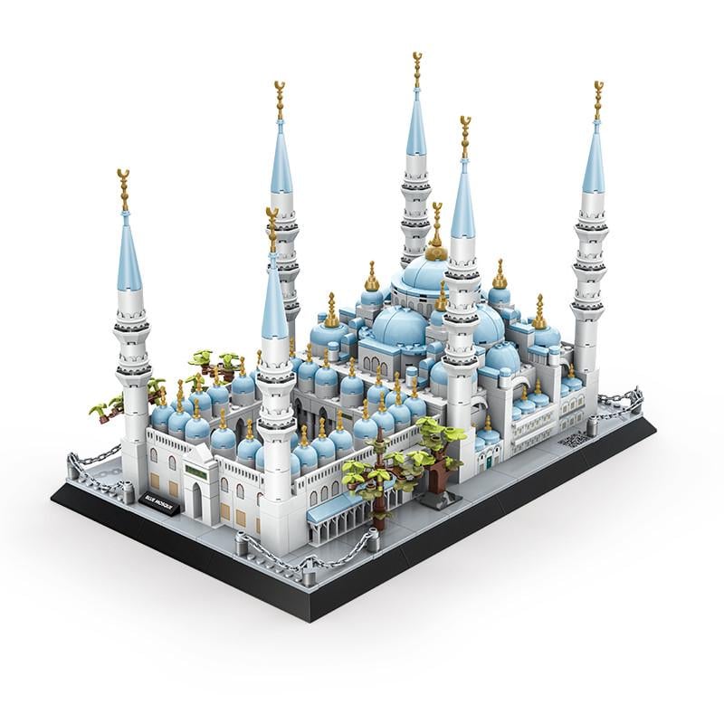 Конструктор Wange The Blue Mosque 5251 3D Архітектура Блакитний мечеть 1129 дет. Різнокольоровий (3014957984)