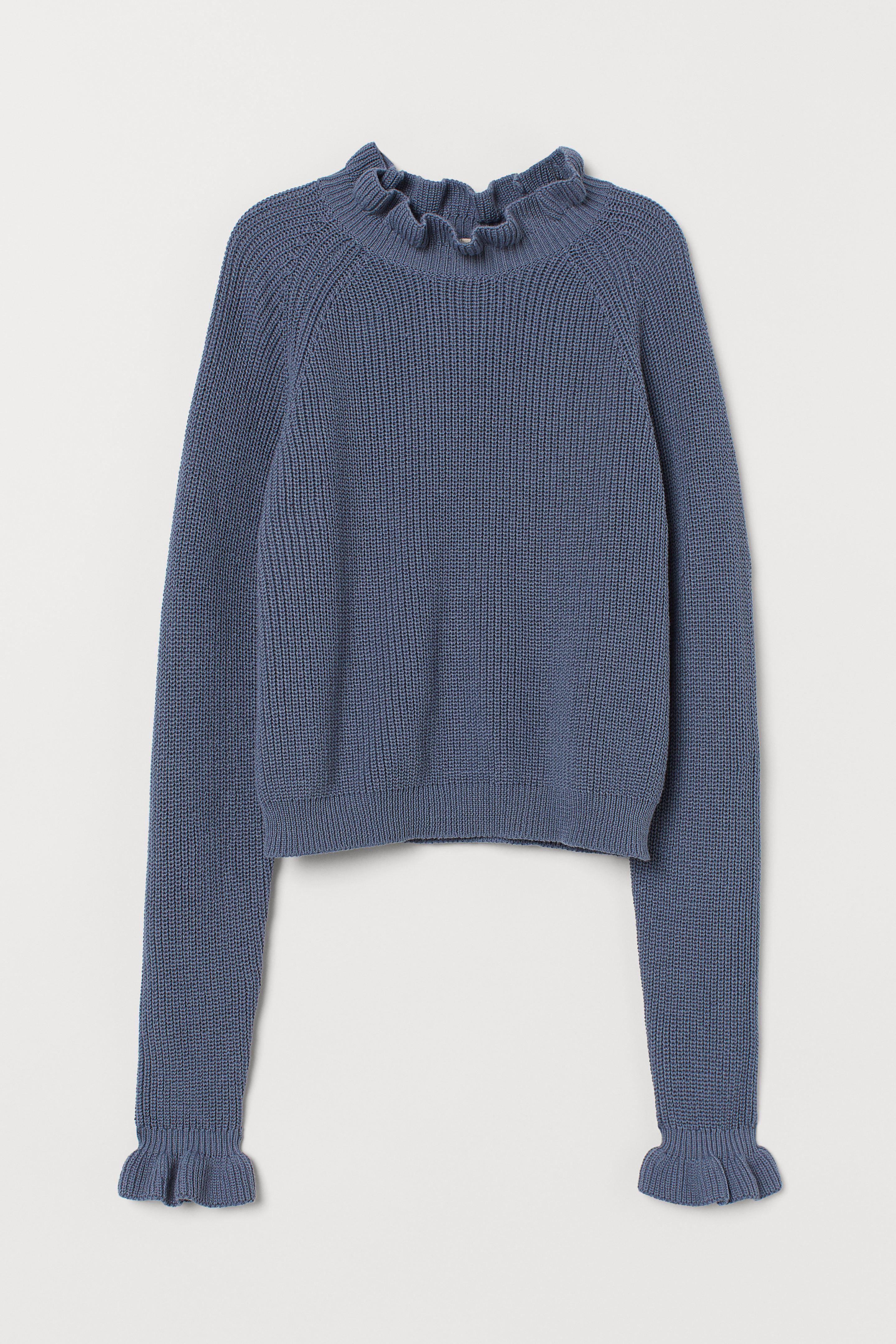 Свитер H&M XS Темно-голубой (8116631)