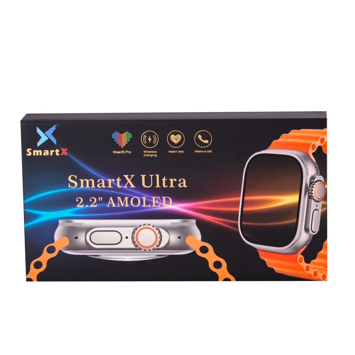 Смарт-годинник SmartX8 Ultra з функцією дзвінка з ремінцем Чорний (260680) - фото 4