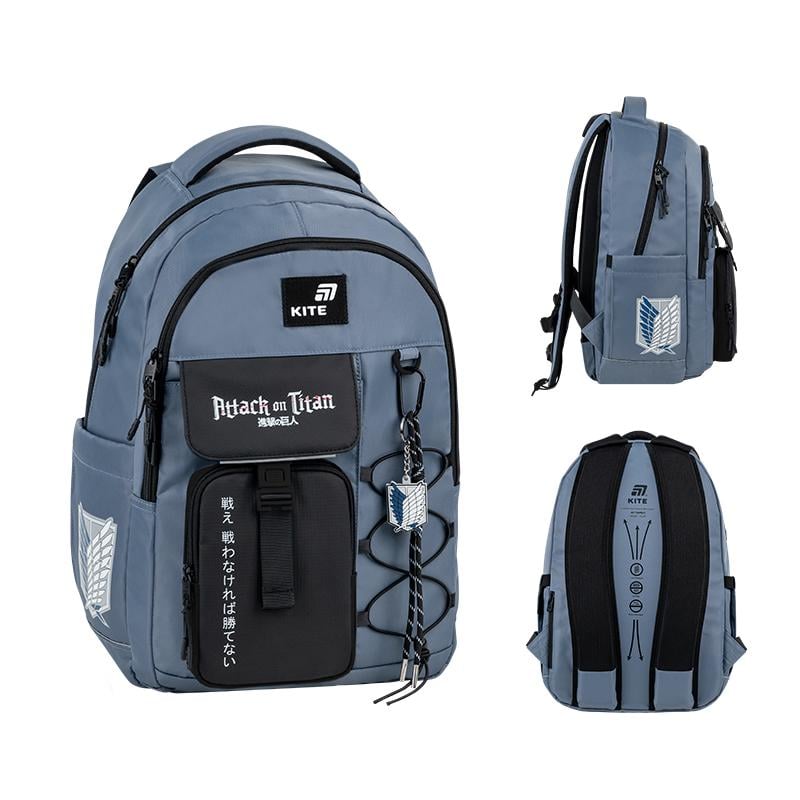 Рюкзак школьный с ортопедической спинкой KITE Education AT26-2597L Attack on Titan (000996182)