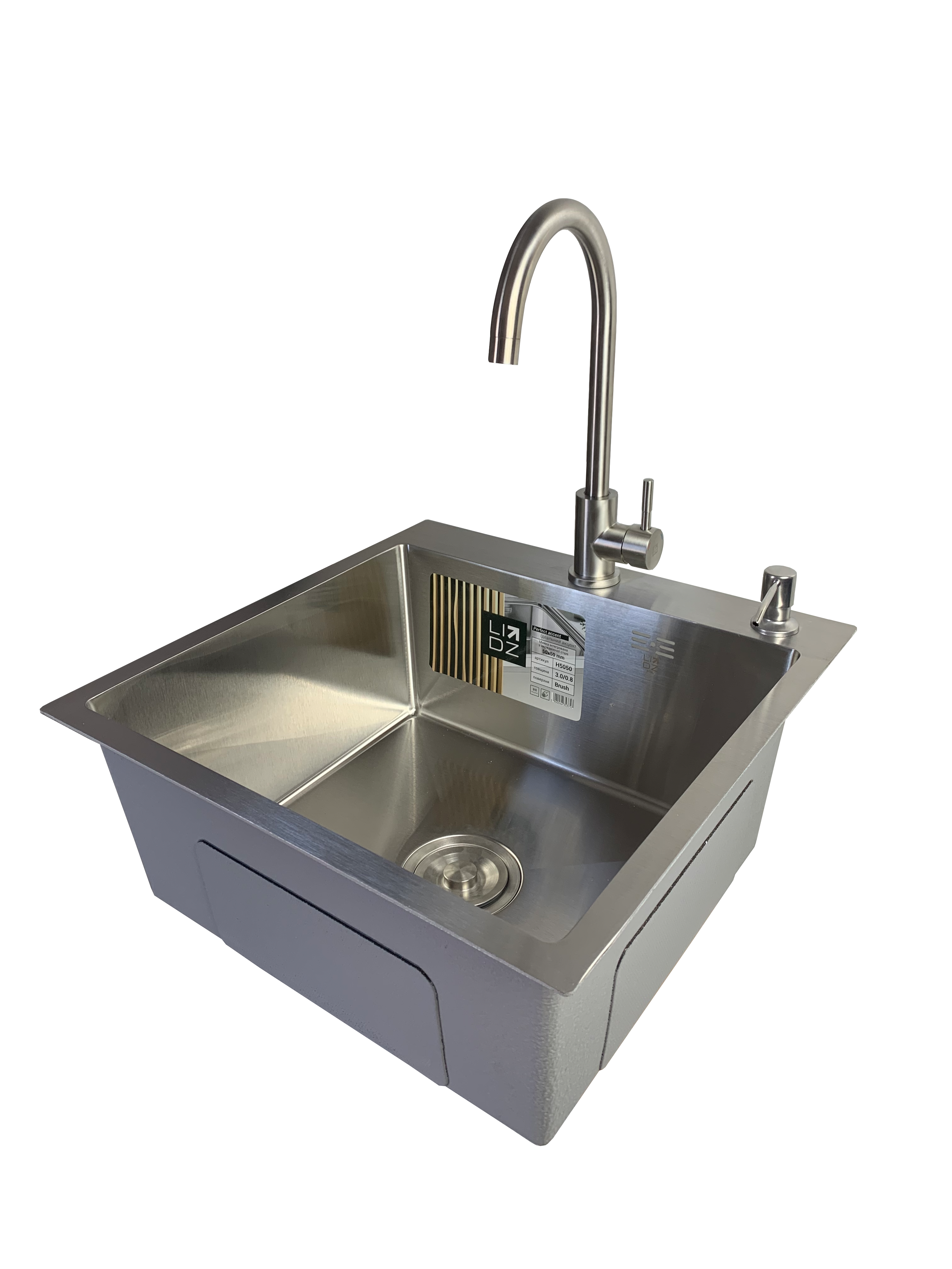 Мойка кухонная Lidz 50x50 см (d3e24d8b)
