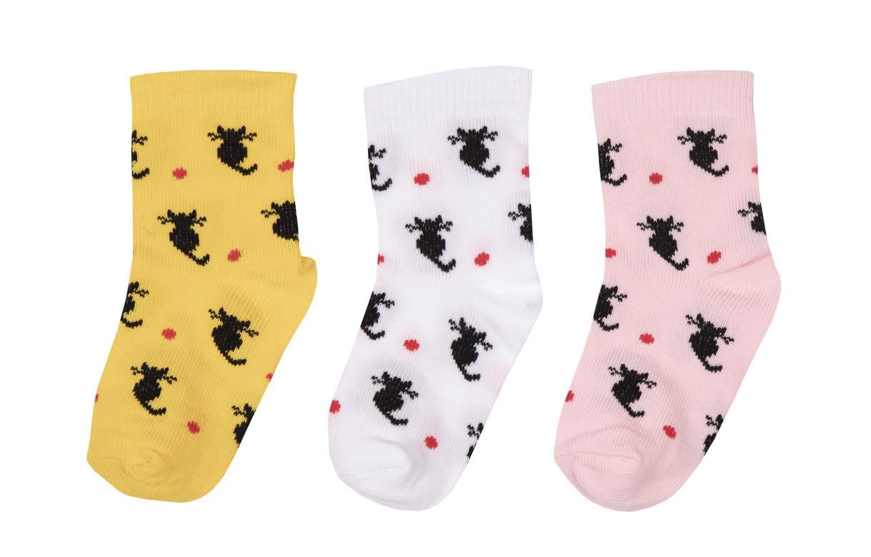 Носки детские хлопковые демисезонные для девочки Gabbi NSD-576 р. 8-10 6 пар (90576)