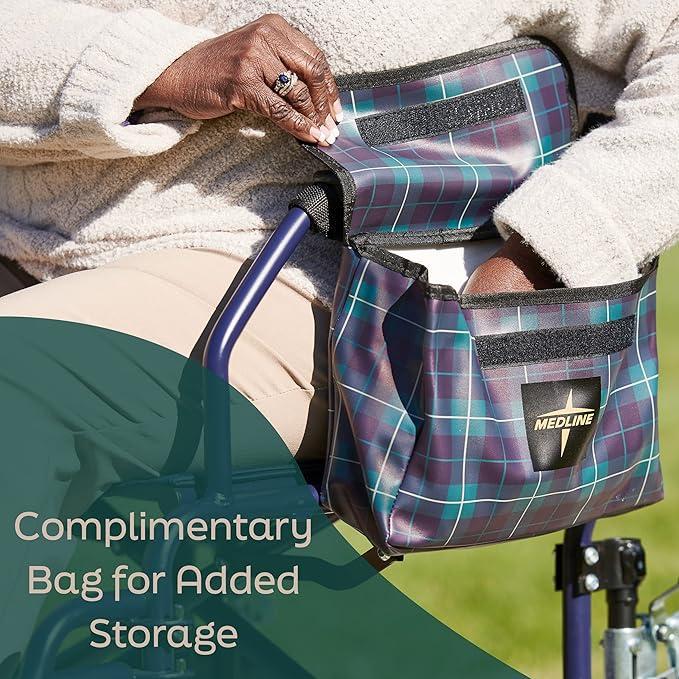 Инвалидное складное кресло-каталка Medline для пожилых людей и пациентов после операции - фото 4 Инвалидное складное кресло-каталка Medline для пожилых людей и пациентов после операции - фото 4