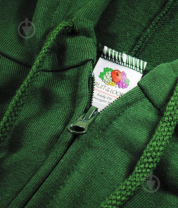 Толстовка Fruit of the Loom Lightweight XS Темно-Зелений (062150038XS) - фото 6