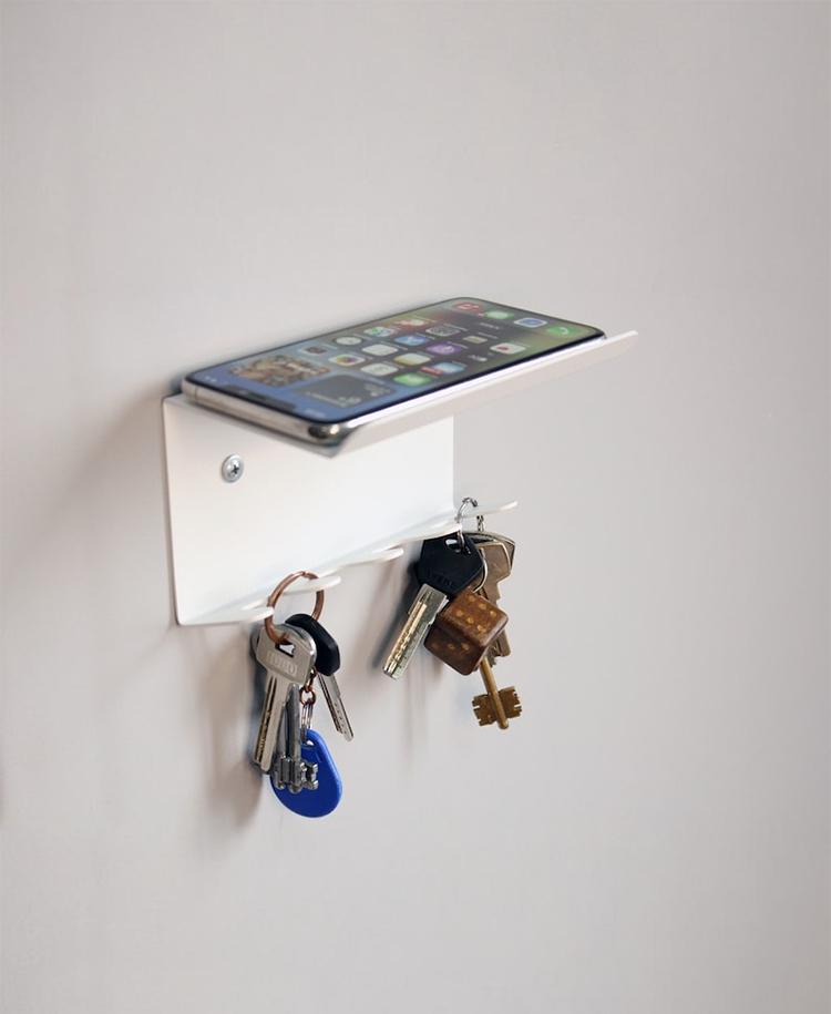 Ключница с полочкой NC Home Белый (110275)