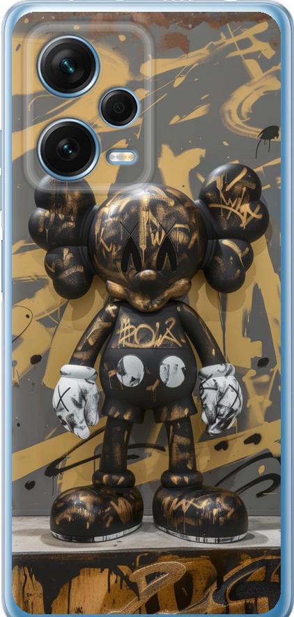 Чехол на Xiaomi Redmi Note 12 Pro+ 5G Bronze kaws (6097u-3612-42517)