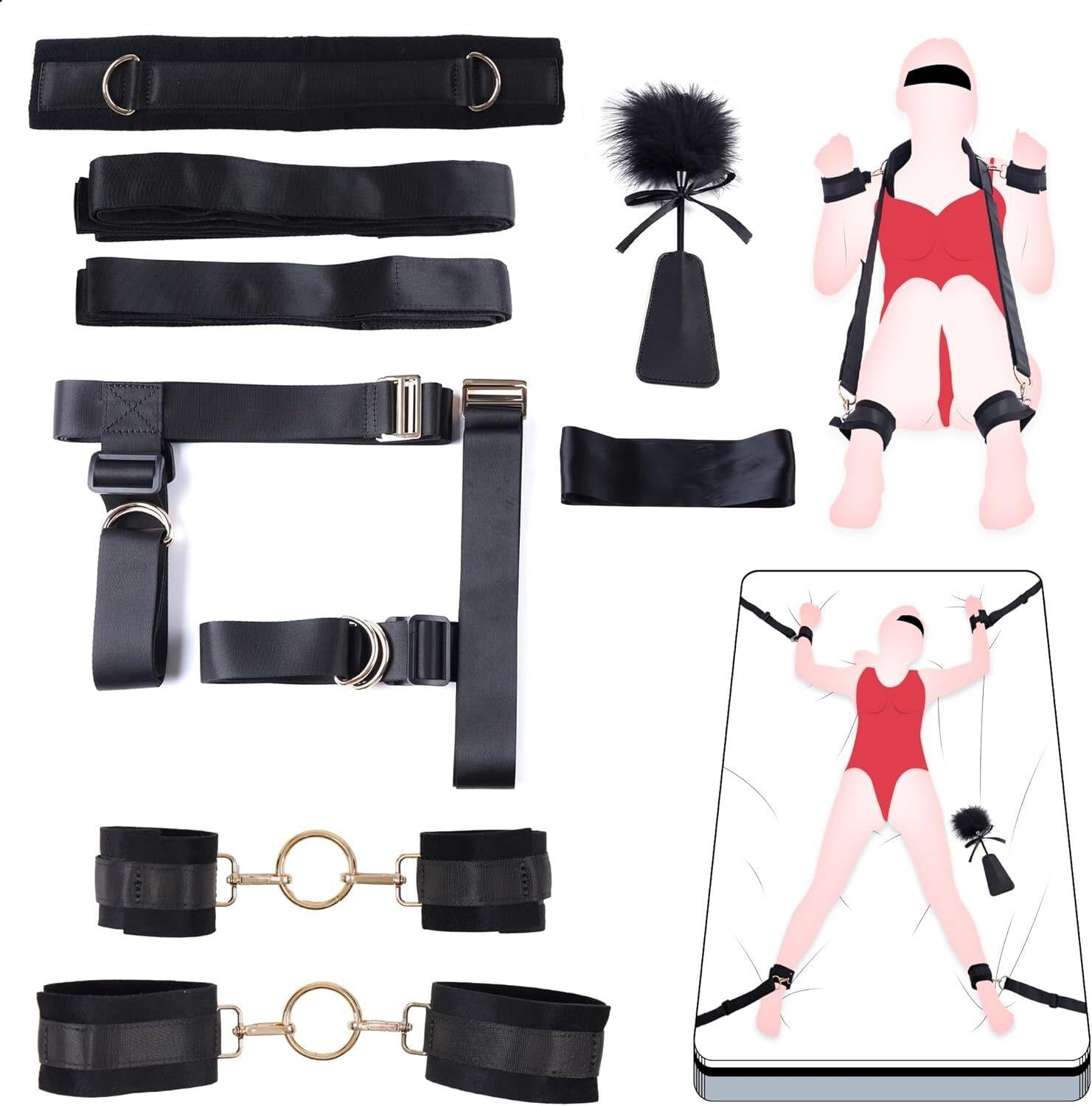 Набор БДСМ LOCKINK YEAHWOW Bed Restraint set