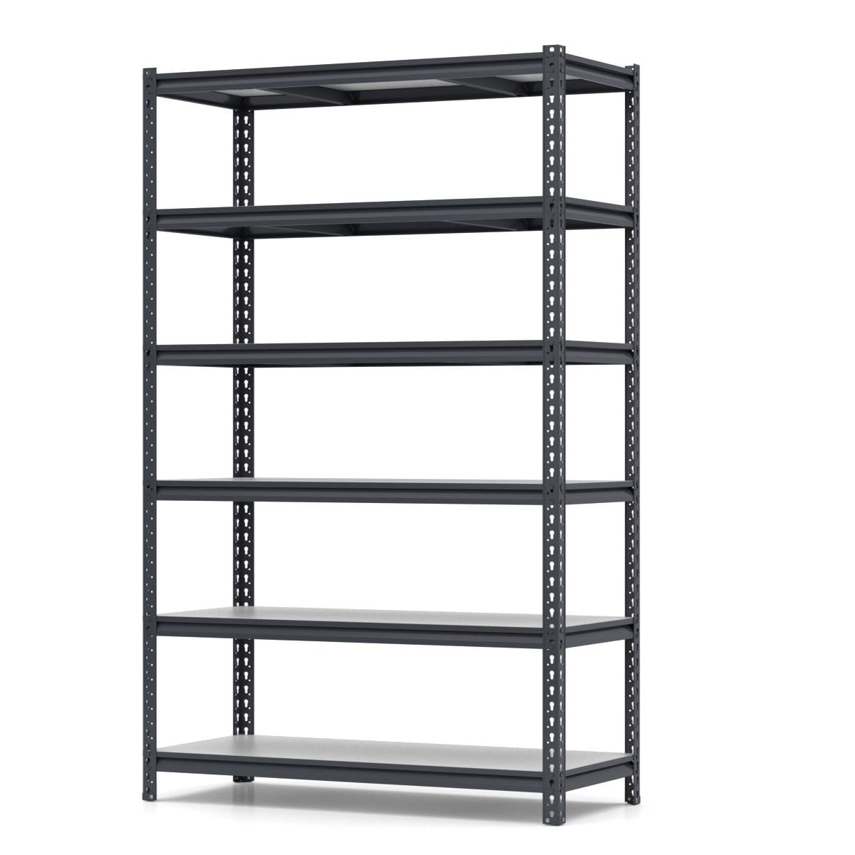 Стеллаж PIN Strong металлический покрашенный 6 полок из ламинированного ДСП 2240х1530х500 мм