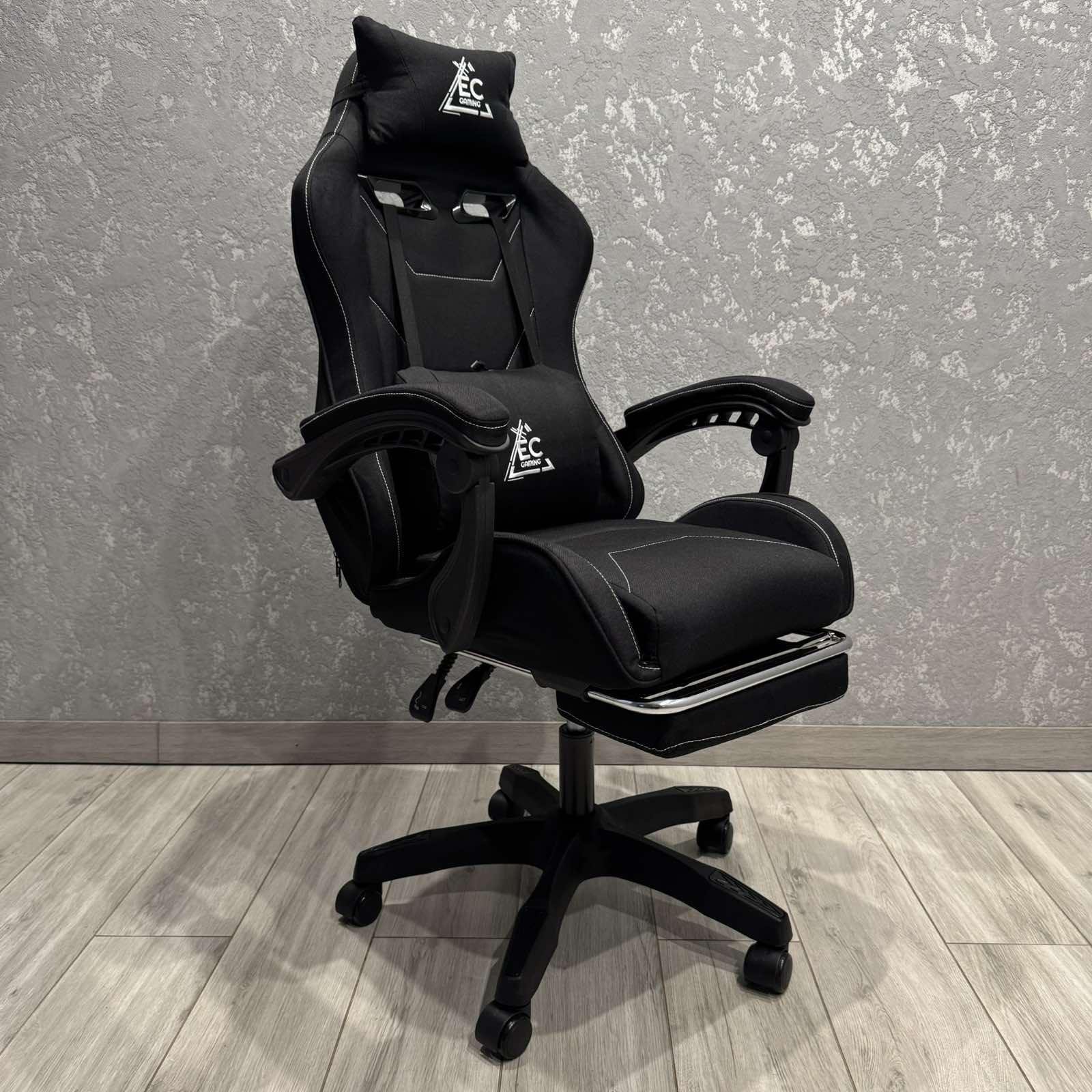 Крісло комп'ютерне тканинне EC Gaming K40 Чорний - фото 9