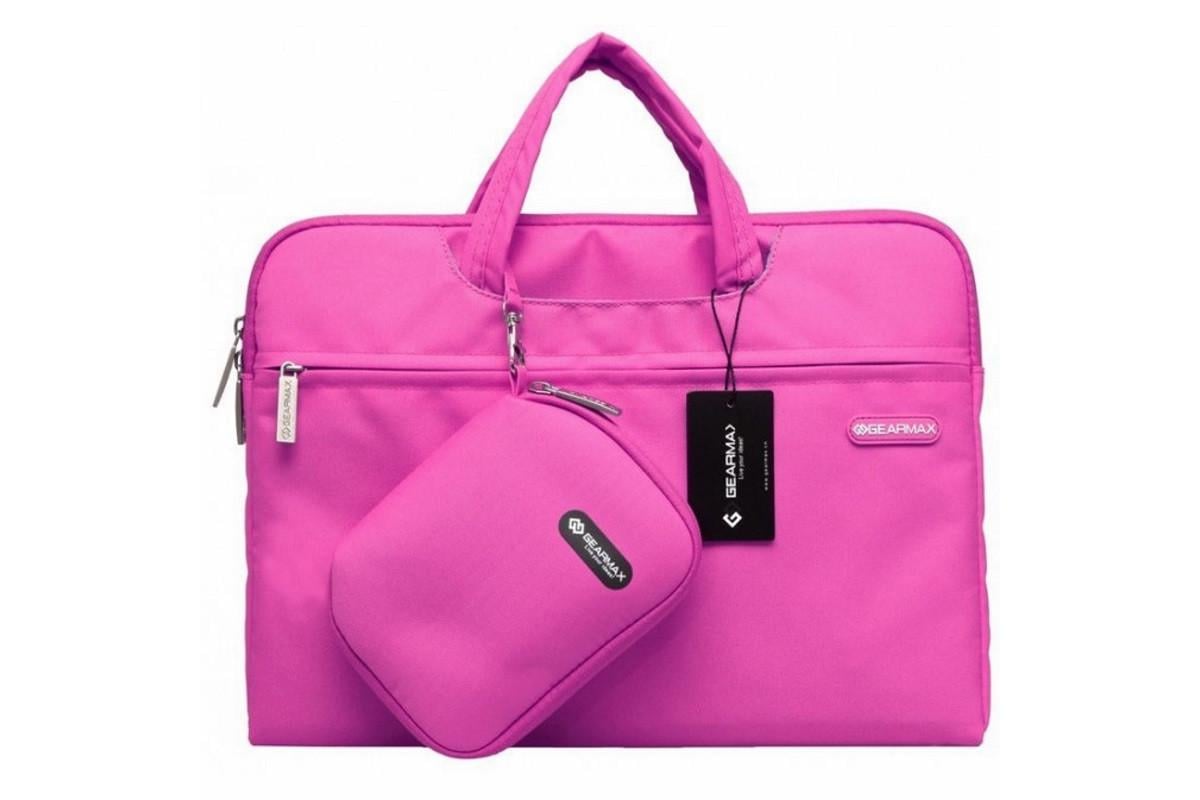 Сумка-чехол WIWU Gearmax Campus Slim Series Bag for MacBook 13, Pink
