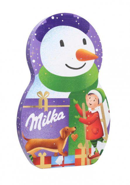 Адвент-календар Milka Snow Mix Сніговик 236 г