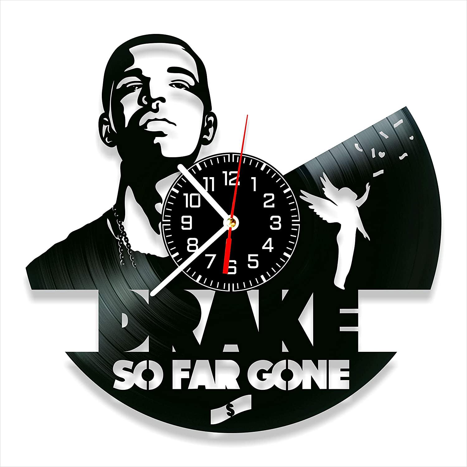 Часы настенные Drake 2087 из виниловой пластинки