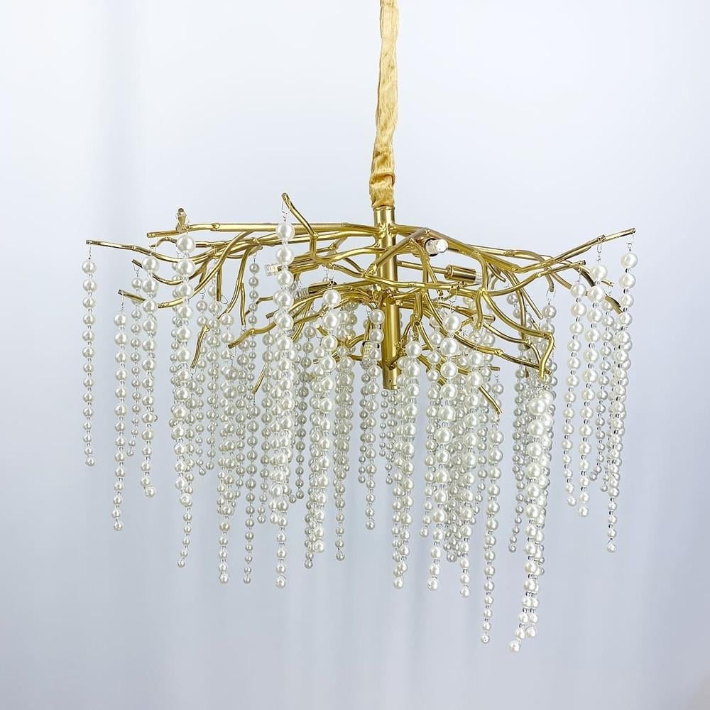 Люстра чарівна Pearl selection 60 см (723D GD/WT)