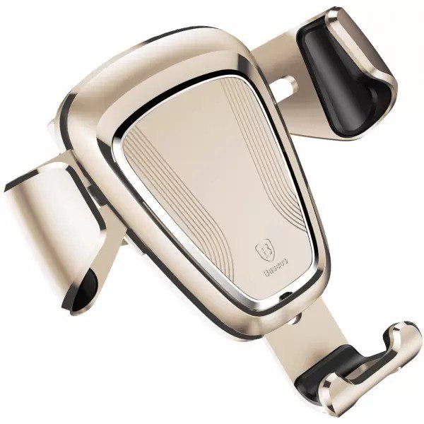 Автомобильный держатель для телефона BASEUS Gravity Car Mount Gold (SUYL-0V) - фото 7 Автомобильный держатель для телефона BASEUS Gravity Car Mount Gold (SUYL-0V) - фото 7