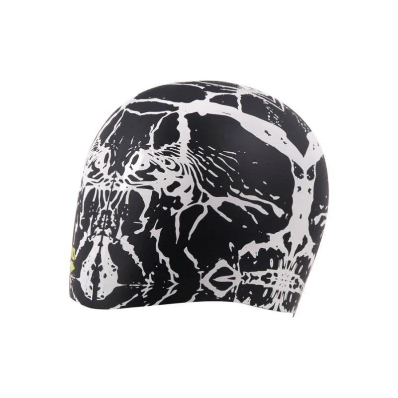 Шапочка для плавания Arena PRINT 2 OFSM Черный/Белый (1E368-231) - фото 3