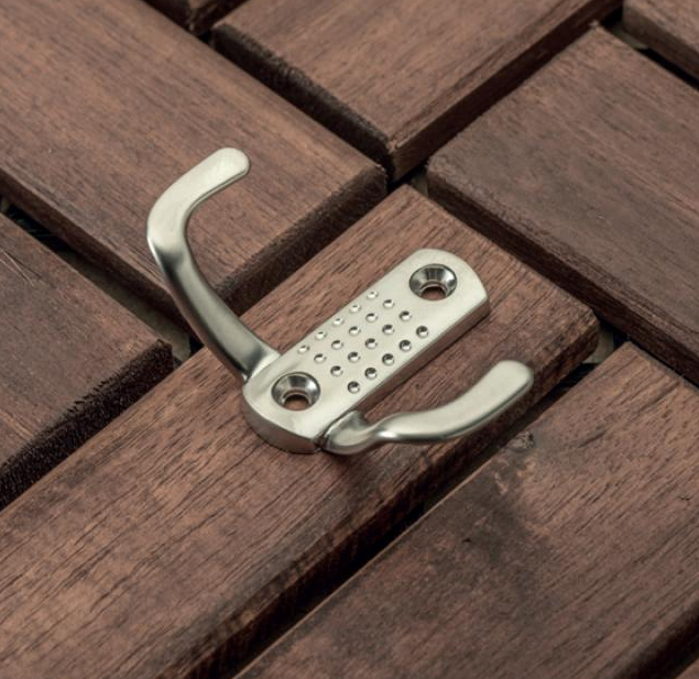 Крючок для одежды настенный GTV B0-K23 металлический Алюминий (24772413) - фото 3