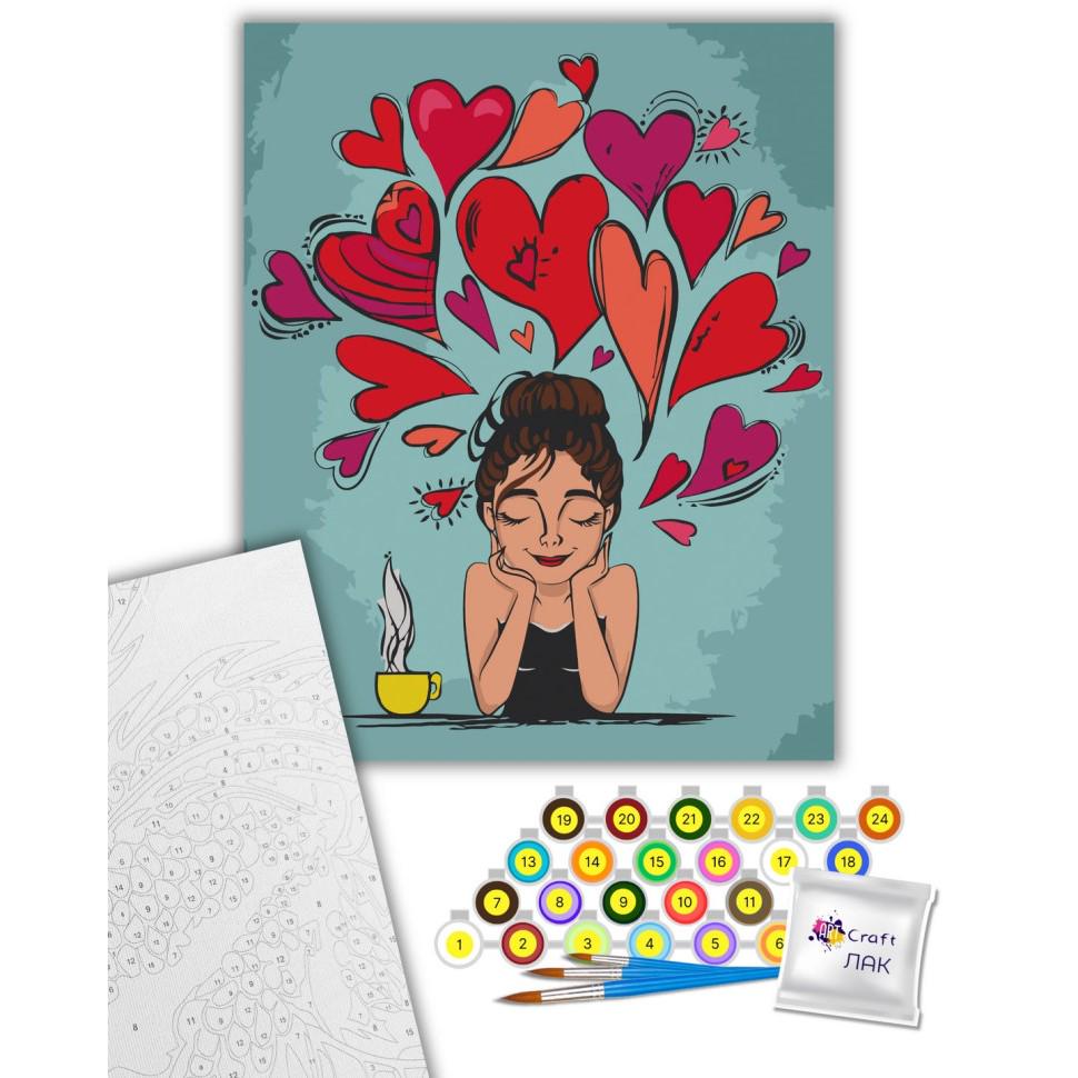 Картина по номерам ART CRAFT Романтические мечты 40x50 см Разноцветный (PM-194-K-1385) - фото 2 Картина по номерам ART CRAFT Романтические мечты 40x50 см Разноцветный (PM-194-K-1385) - фото 2