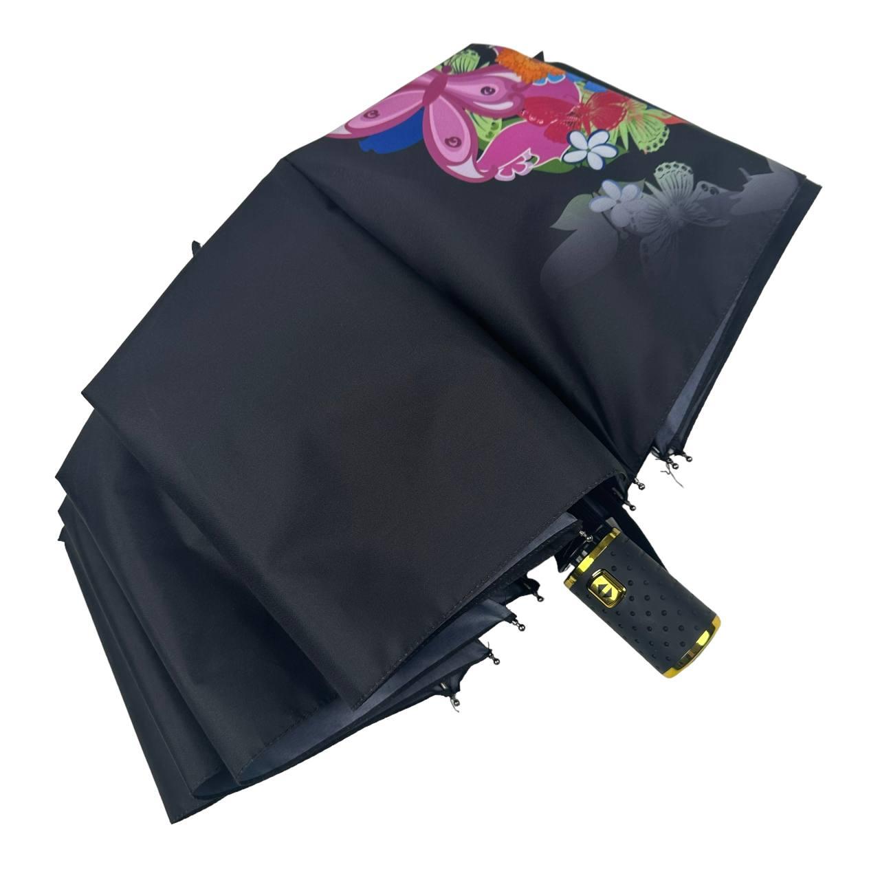 Зонт женский автомат Rain Зодиак Flower Скорпион Scorpio в подарочной упаковке с платком (01040-6) - фото 7