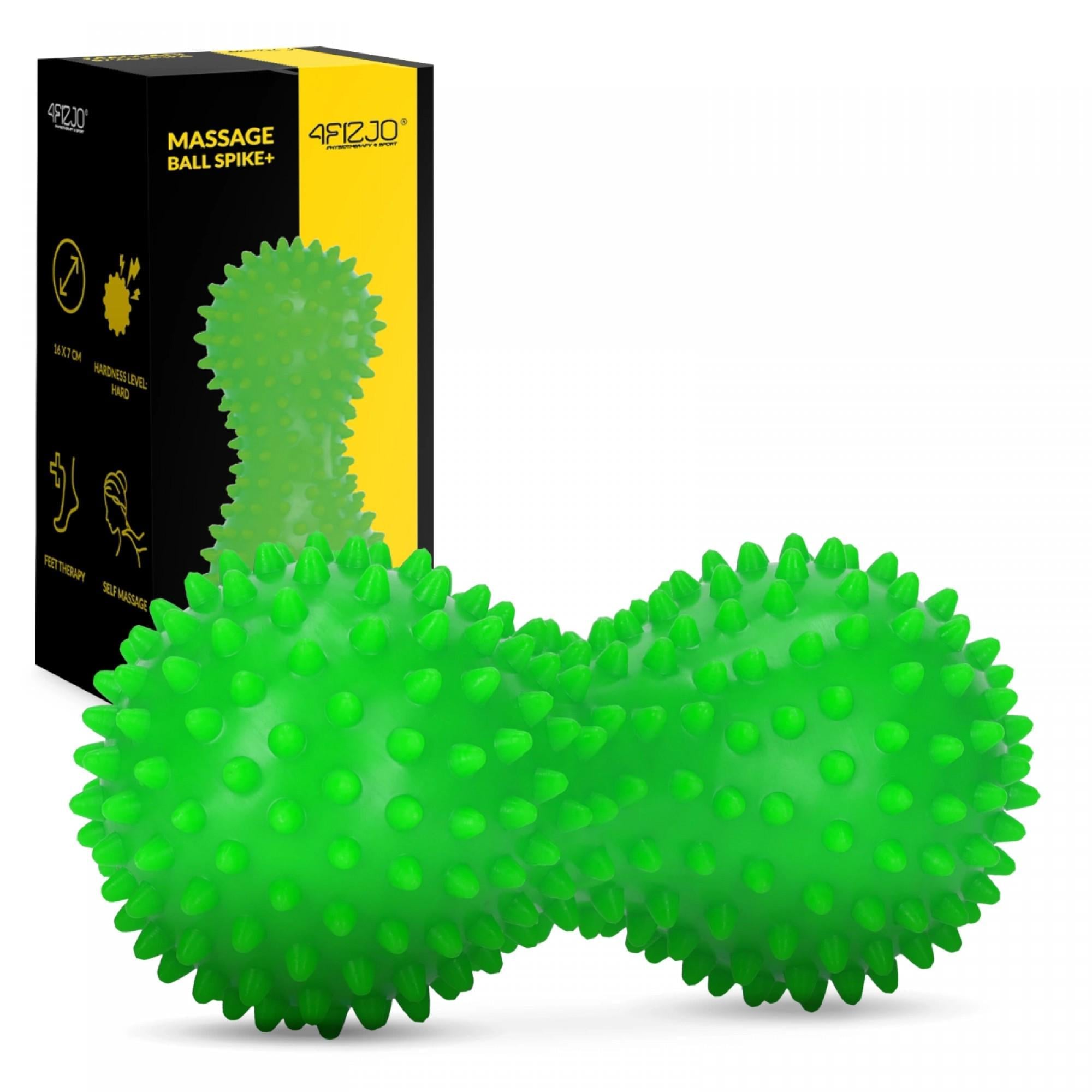 Массажный мяч двойной с шипами 4FIZJO Spike+ 7х16 см Green (P-5905973403351) Массажный мяч двойной с шипами 4FIZJO Spike+ 7х16 см Green (P-5905973403351)