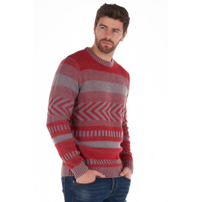 Светр чоловічий Lee cooper 10495527 S Червоний - фото 4 Светр чоловічий Lee cooper 10495527 S Червоний - фото 4