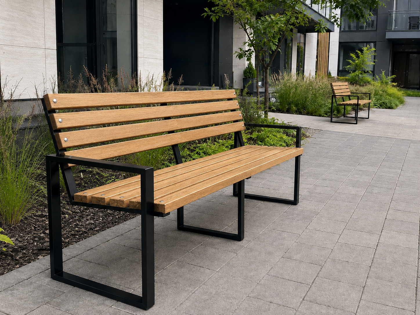 Скамейка садовая Tobi Sho в стиле Лофт усиленная 260 см Дуб Скамейка садовая Tobi Sho в стиле Лофт усиленная 260 см Дуб