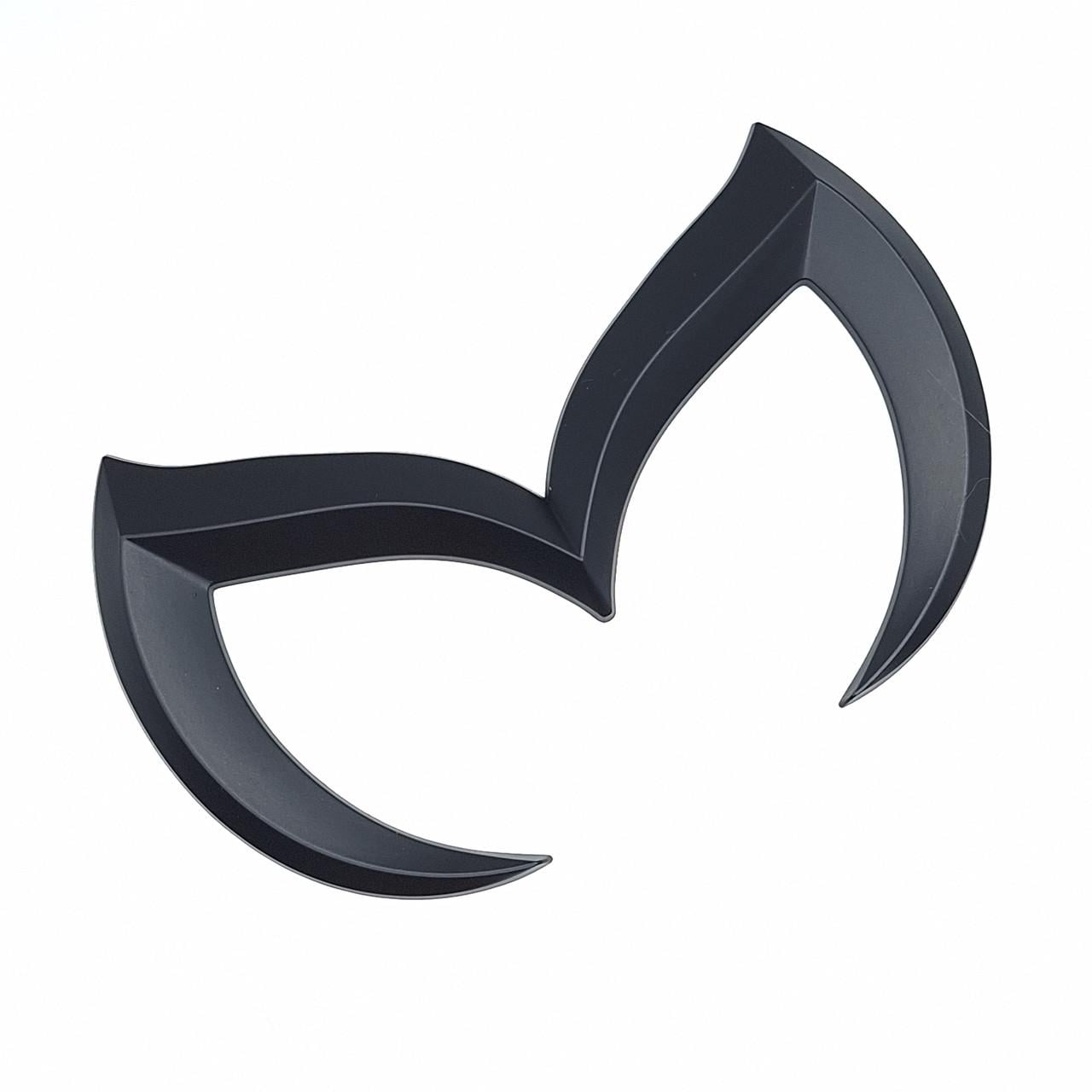 Эмблема Mazda Batman ABS 12х7,3 см Черный матовый (1118415893)