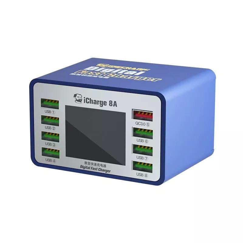 Зарядная станция Mechanic iCharge 8A 7 USB 2,4A 1 QC3.0 45W (ART-15243)