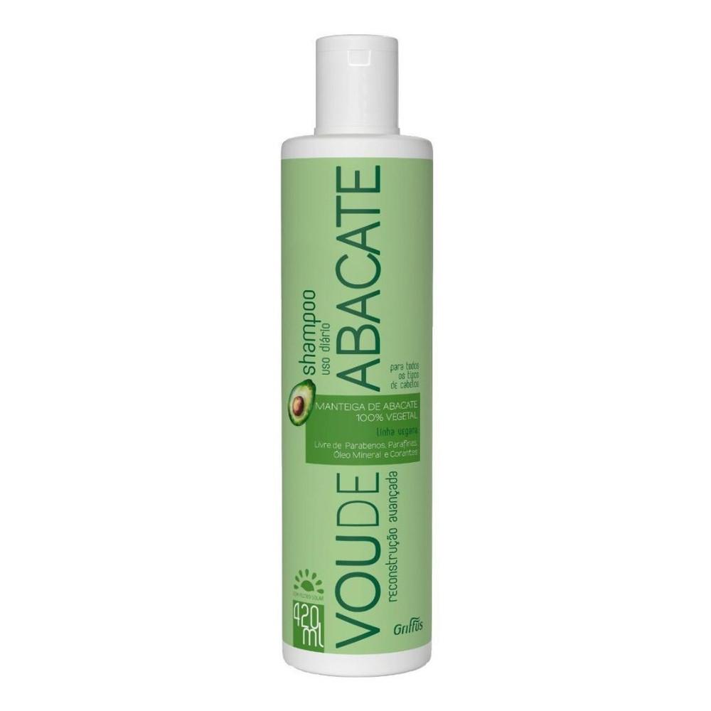 Шампунь Griffus Shampoo Vou de Abacate для интенсивного восстановления поврежденных волос 420 мл