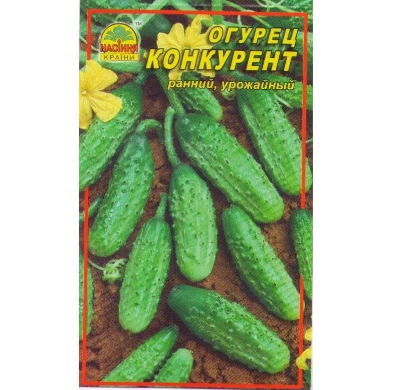 Насіння огірка Насіння країни Конкурент 0,5 г (1137297676)