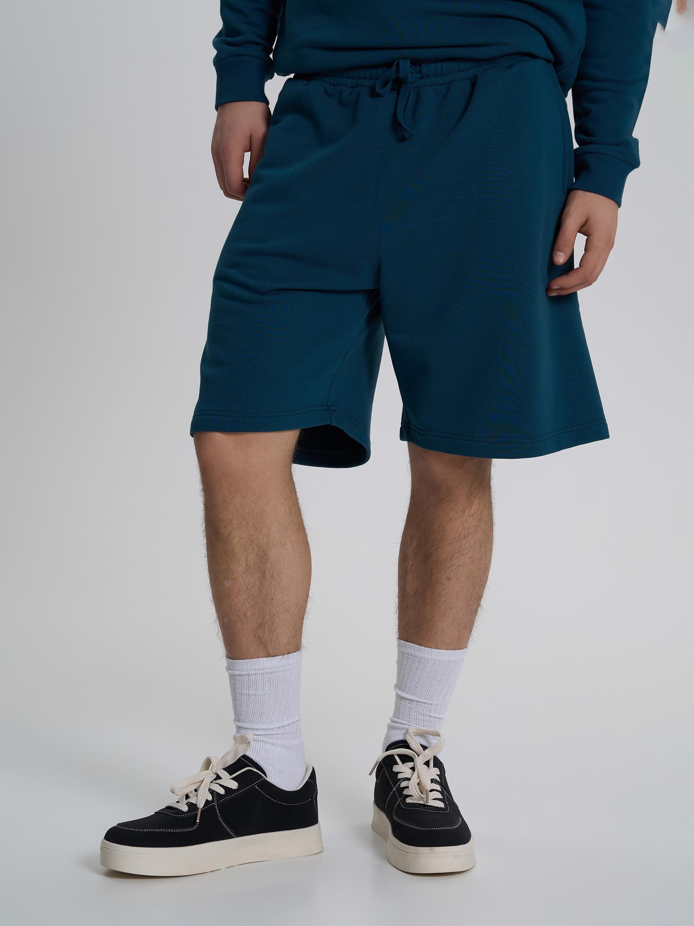 Шорты мужские плотные ROZA 240625 2XL Сине-зеленый (4824005726316)