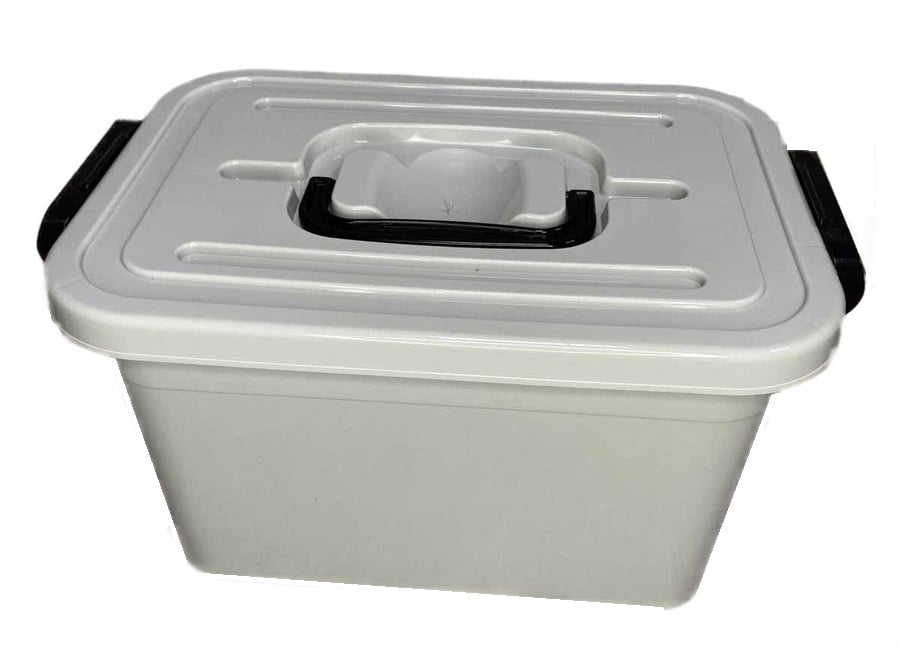 Контейнер для хранения с вкладишем Ал-Пластик 6,3 л Серый (ПБ-997)